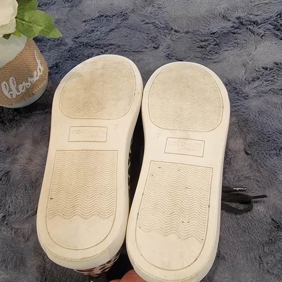 Coconuts by Matisse Relay Animal Print Sneakers 7 M - Picture 13 of 16